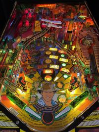 Flipper Indiana Jones (Williams) : plateau